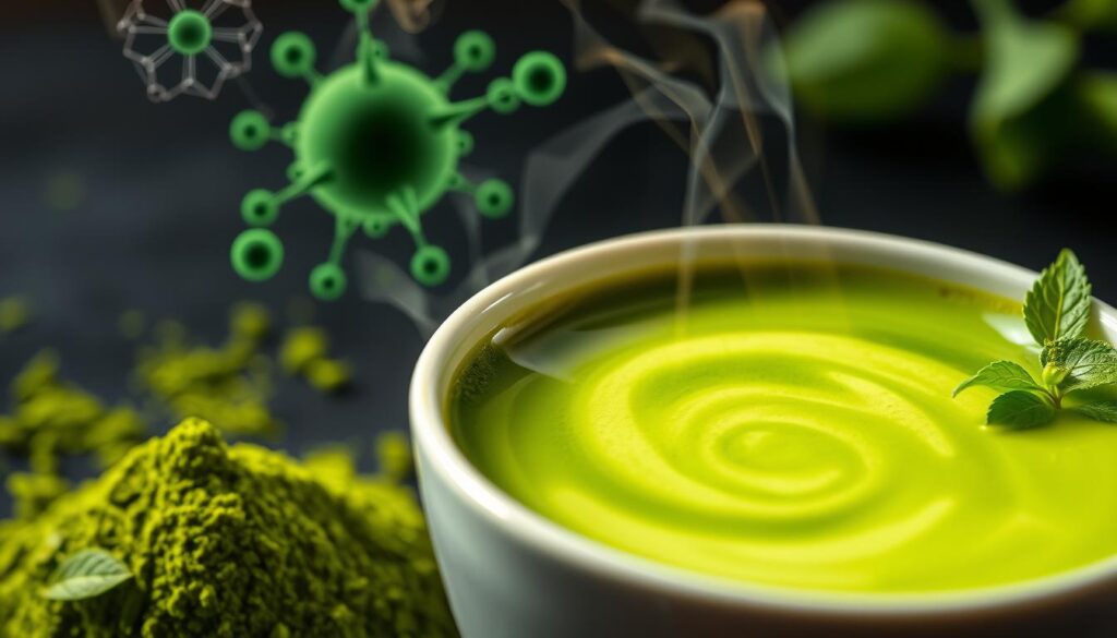 Medical properties of matcha tea
