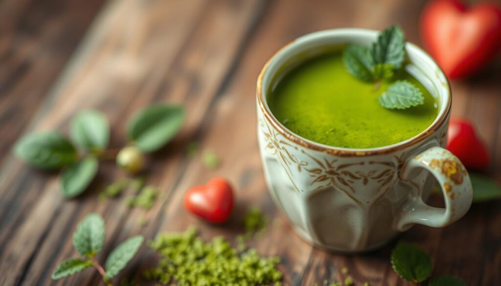 Heart benefits of matcha
tea