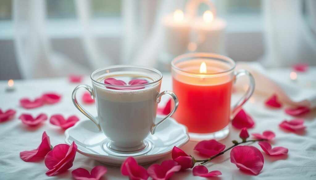 Meditative romantic tea